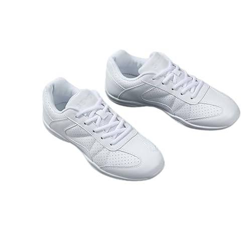 Cheerleading-Trainingsschuhe, Damen-Tanz-Sneaker, Jazz-Schuhe, Schnürschuhe, Geteilte Sohle, Tanz-Sneaker, Atmungsaktive Walking-Sneaker, Bequeme Sneaker für Junge Mädchen, Fitnessstudio, Sport, Aerob von MYIESAXL