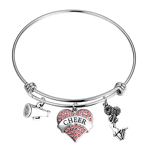 MYSOMY Cheer Armbänder für Cheerleader, Cheerleader-Geschenke für Mädchen, Cheerleading-Schmuck, Cheerleading-Geschenk, Nichts von MYSOMY