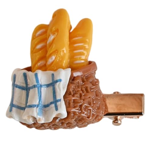 MZRAN Haarspange in Brotform, für Karneval, Fotografie, Haarnadel für Frauen und Mädchen, Maillard-Look, Zöpfe, Fotografieren MZRAN Haarspange in Brotform, für Karneval, Fotografie, Haarnadel für Frauen und Mädchen, Maillard-Look, Zöpfe, Fotografieren von MZRAN