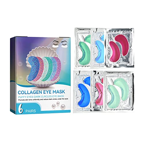 Kollagen Augenmaske Augenfeuchtigkeitscreme Feuchtigkeitsunisierender Film Dunkler Kreis Dark Circle Pulling Crystal Eye Mask Patch Gel Premium Anti Aging Anti-Falten Feuchtigkeitscreme von MaNMaNing