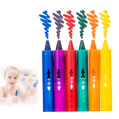 MaNeaz 6 Stück Badewanne Spielzeug Kinder Badewannenstifte Badewannen Stifte Badestifte Für Kinder Badewanne Bath Crayons Für Keramikoberflächen Leicht Zu Reinigen MaNeaz 6 Stück Badewanne Spielzeug Kinder Badewannenstifte Badewannen Stifte Badestifte Für Kinder Badewanne Bath Crayons Für Keramikoberflächen Leicht Zu Reinigen von MaNeaz