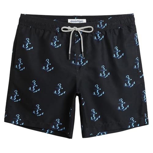 MaaMgic Badehose für Herren Jungen Badeshorts für Männer Schnelltrocknend Surfen Strandhose Surf Shorts mit Mash-Innenfutter MEHRWEG,Gefrorener fluoreszierender Hai,L MaaMgic Badehose für Herren Jungen Badeshorts für Männer Schnelltrocknend Surfen Strandhose Surf Shorts mit Mash-Innenfutter MEHRWEG,Gefrorener fluoreszierender Hai,L von MaaMgic
