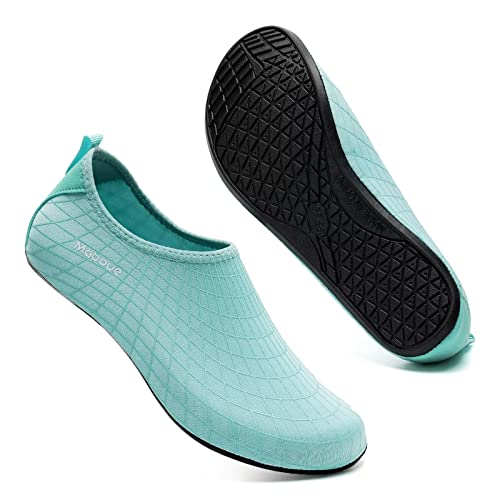 Mabove Schwimm-Wasserschuhe, Socken, Barfußschutz, für Meer, Strand, Schwimmbad, Damen, Herren, A Moon Green 015, 44/44.5 EU von Mabove