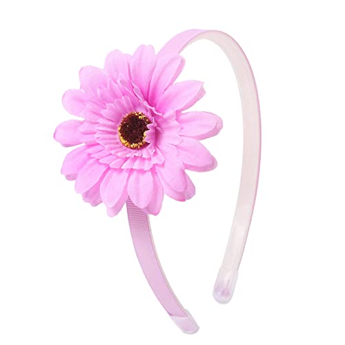 Frühlings-Stirnband mit Blumenmotiv für Mädchen, rutschfest, Strand-Stirnband, Partyhut, Sonnenblumen-Haarband von Mabta