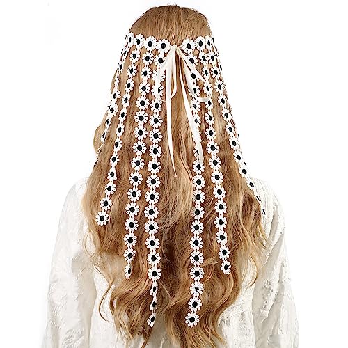 Haarband mit bunten Quasten, ethnischer Haarreif, Halloween, Hochzeit, Party, Braut, Haarschmuck, ethnische Stirnbänder für Frauen von Mabta