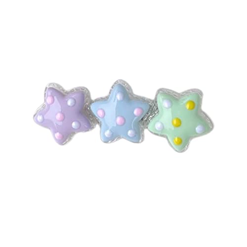 Jelly Feeling Star Haarnadel für Damen, niedlicher süßer Charm, Ästhetik, Frühlings-Haarschmuck, Haarspange für Damen, dünnes/dickes Haar, Haarspange für Damen, dickes Haar von Mabta