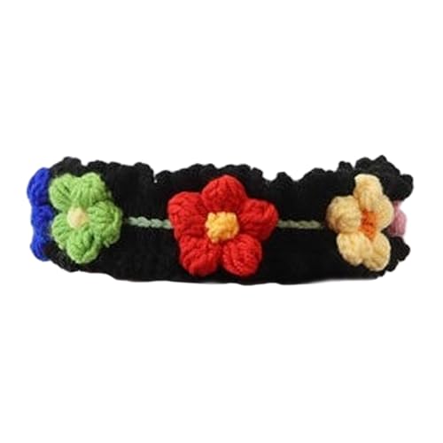 Kopfbedeckung, Abschlussball, Geburtstag, gehäkelt, lässig, Kopfbedeckung, elegante Blume, Haarschmuck, Zubehör, Blumen-Stirnband für Mädchen von Mabta