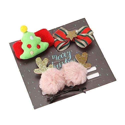 Weihnachts-Haarschmuck, Party-Haarnadeln, Haarspangen-Set, Klatschbühnenauftritte, Kopfbedeckung, Festival, Partyzubehör, Haarschmuck für Weihnachten, Haarnadel-Set für Kinder von Mabta