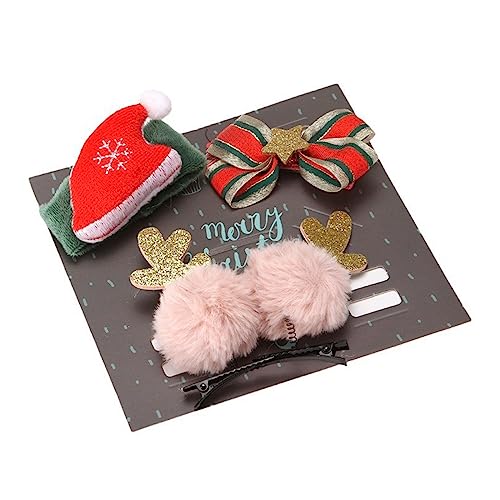 Weihnachts-Haarschmuck, Party-Haarnadeln, Haarspangen-Set, Klatschbühnenauftritte, Kopfbedeckung, Festival, Partyzubehör, Haarschmuck für Weihnachten, Haarnadel-Set für Kinder von Mabta