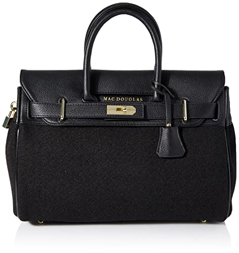 MAC DOUGLAS Damen Pyla-FANT-Mono-XS Stofftasche, Schwarz von Mac Douglas