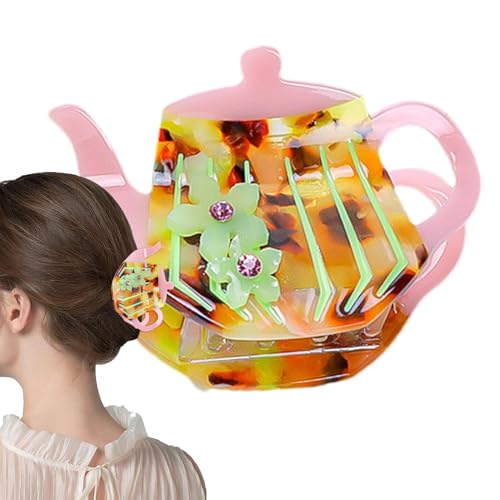 Haarspange für Teekanne, rutschfest, kleine Clips, starker Halt, Haarschmuck für dünnes Haar Haarspange für Teekanne, rutschfest, kleine Clips, starker Halt, Haarschmuck für dünnes Haar von Maciun