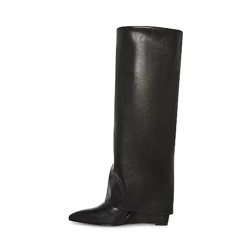 Madden Girl Damen Evannder Mode-Stiefel, Schwarz Paris, 39 EU Weit von Madden Girl