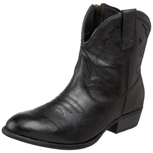 Madden Girl Snapshot-Stiefel für Damen, Schwarz Paris, 38.5 EU von Madden Girl