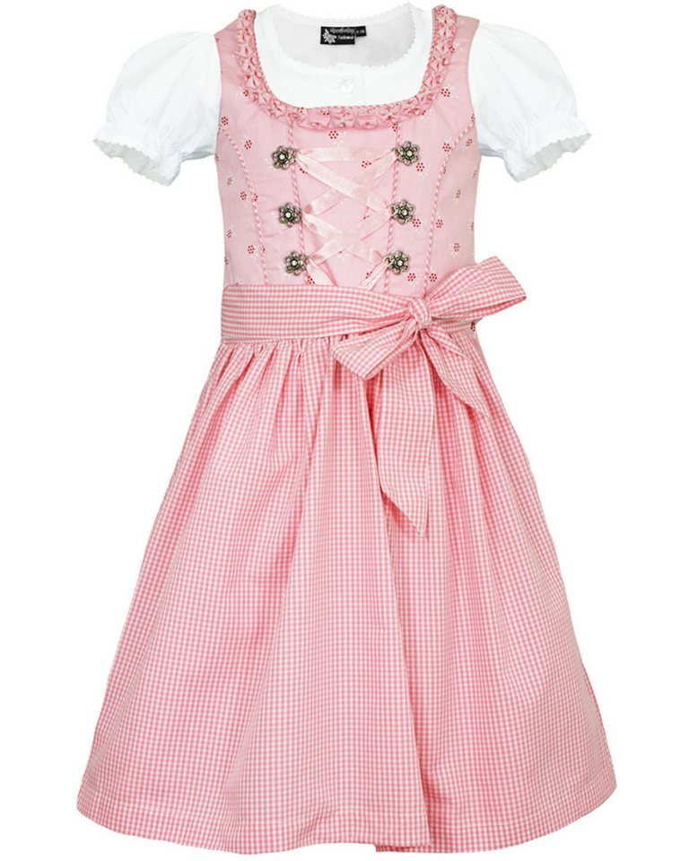 Maddox Dirndl Kinderdirndl 'Zillertal' 3-tlg., Blümchen Rosa We von Maddox