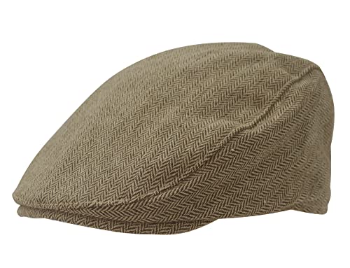 Maeau Schirmmütze Baby Jungen 0 12 Monate Schiebermütze Flach Neugeborene Khaki Barett Cap Tweed Mütze Irish Zeitungsjunge Kappe Newsboy Kleinkinder Mädchen Gatsby Cap Flatcap Baumwolle Baskenmütze von Maeau