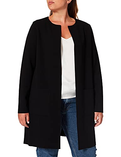 Maerz Damen Strickmantel Strickjacke, Schwarz, 44 EU von Maerz