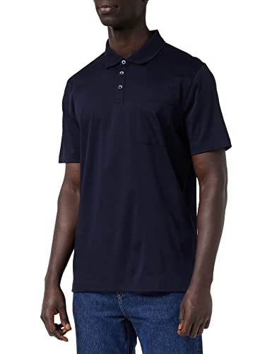 Maerz Herren Poloshirt, Mercerisiert Polohemd, Navy, 54 EU von Maerz