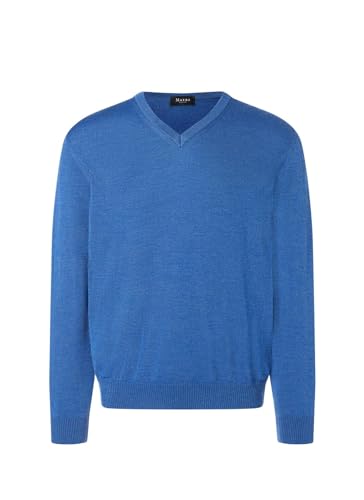 Maerz Herren V-Ausschnitt Pullover, Blue Feather, 58 von Maerz