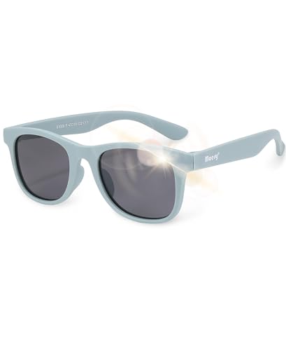 Maesy - Kinder Sonnenbrille Lino - 3-6 Jahre - flexibel biegbar - Polarisiert UV400 Schutz - Kleinkinder und Dreikäsehochs - Jungen und Mädchen - Kindersonnenbrille quadratisch von Maesy