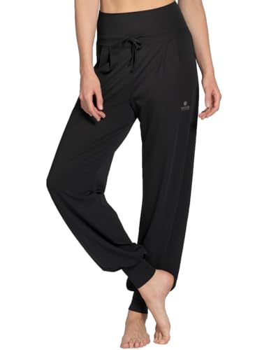 Magadi Yogahose Florence Black aus Naturmaterial L von Magadi