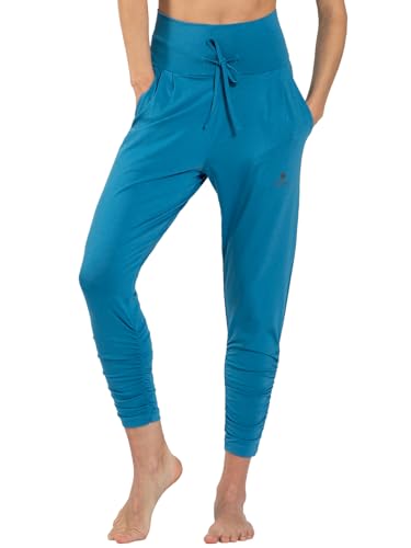 Magadi Yogahose Francis Aqua aus Naturmaterial S von Magadi