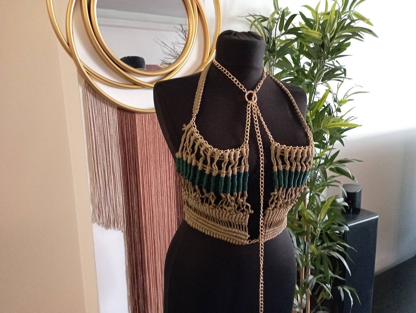 Makramee Kleid , Geburtstag Festival Party Boho Top von MagdyssJewellery