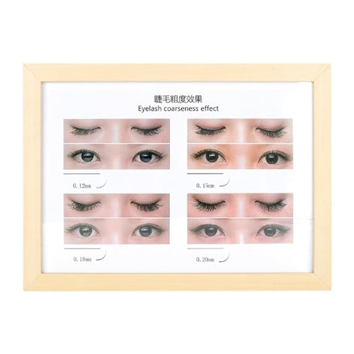 MagiDeal Wimpern Dekor Wimpern Stil Salon Poster Dekoration Frauen Mädchen Wimpern Techniker Formen für Lahses Make-Up, Wimperndicke MagiDeal Wimpern Dekor Wimpern Stil Salon Poster Dekoration Frauen Mädchen Wimpern Techniker Formen für Lahses Make-Up, Wimperndicke von MagiDeal