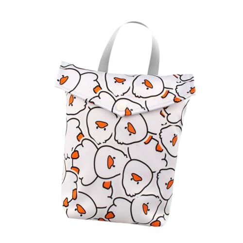 MagiDeal Windel-Organizer-Tasche, Nasstasche, multifunktionale, wasserdichte Wickeltasche, Baby-Stoffwickeltasche für Reisen, Yoga, Pumpenteile, Badeanzug, Ente 25x30cm von MagiDeal