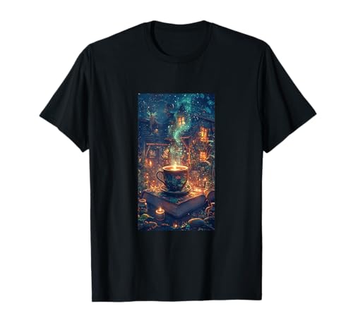 Zauberhafte Duftkerze Cottage Herbal Fairy Mystical T-Shirt Zauberhafte Duftkerze Cottage Herbal Fairy Mystical T-Shirt von Magical Book Floral Coffee Books Nature Fantasy