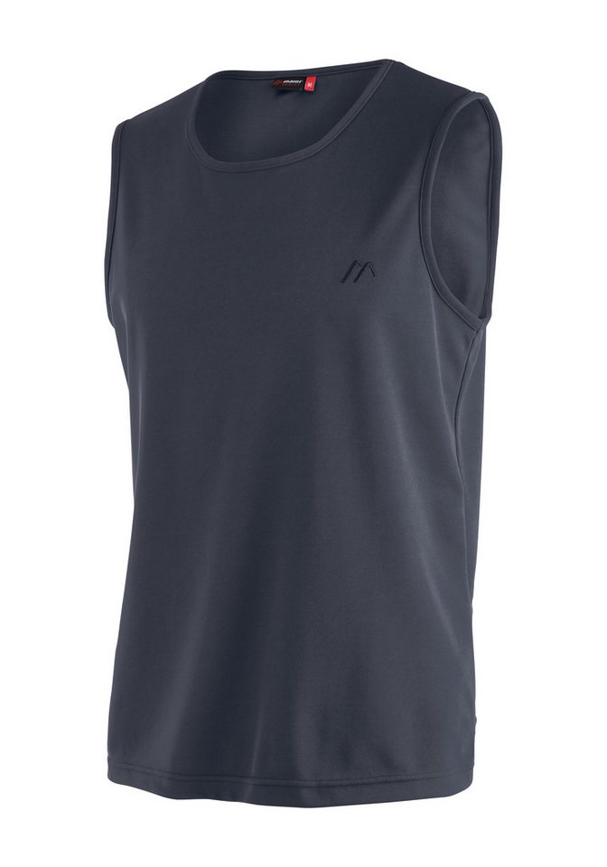 Maier Sports Funktionsshirt Peter Herren rundhals Tank-Top, pique Outdoor-Shirt, schnelltrocknend von Maier Sports