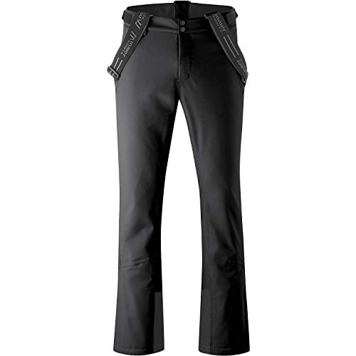 Maier Sports M Anton Slim Schwarz - wasserdichte schmal geschnittene Herren mTex Skihose, Größe 25 - Farbe Black von Maier Sports