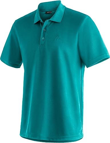 Maier Sports Ulrich He-Polo 1/2 Arm Toasted Teal - XXL von Maier Sports