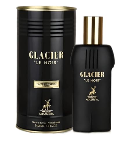 Maison Alhambra Glacier Le Noir for Men Eau de Parfum Spray, 100 ml von Maison Alhambra