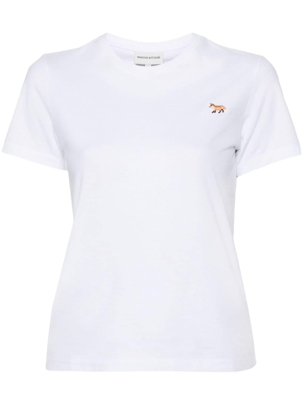Maison Kitsuné T-Shirt mit Fuchs-Motiv - Weiß von Maison Kitsuné