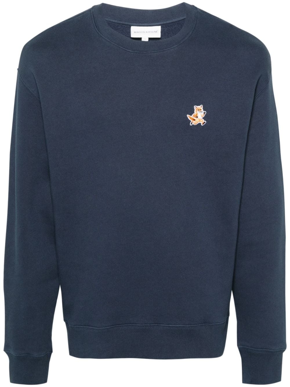 Maison Kitsuné Sweatshirt mit Fuchs - Blau von Maison Kitsuné