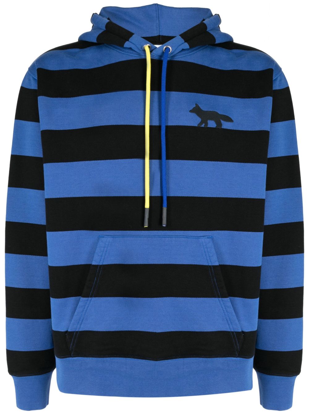 Maison Kitsuné Gestreifter Hoodie - Blau von Maison Kitsuné