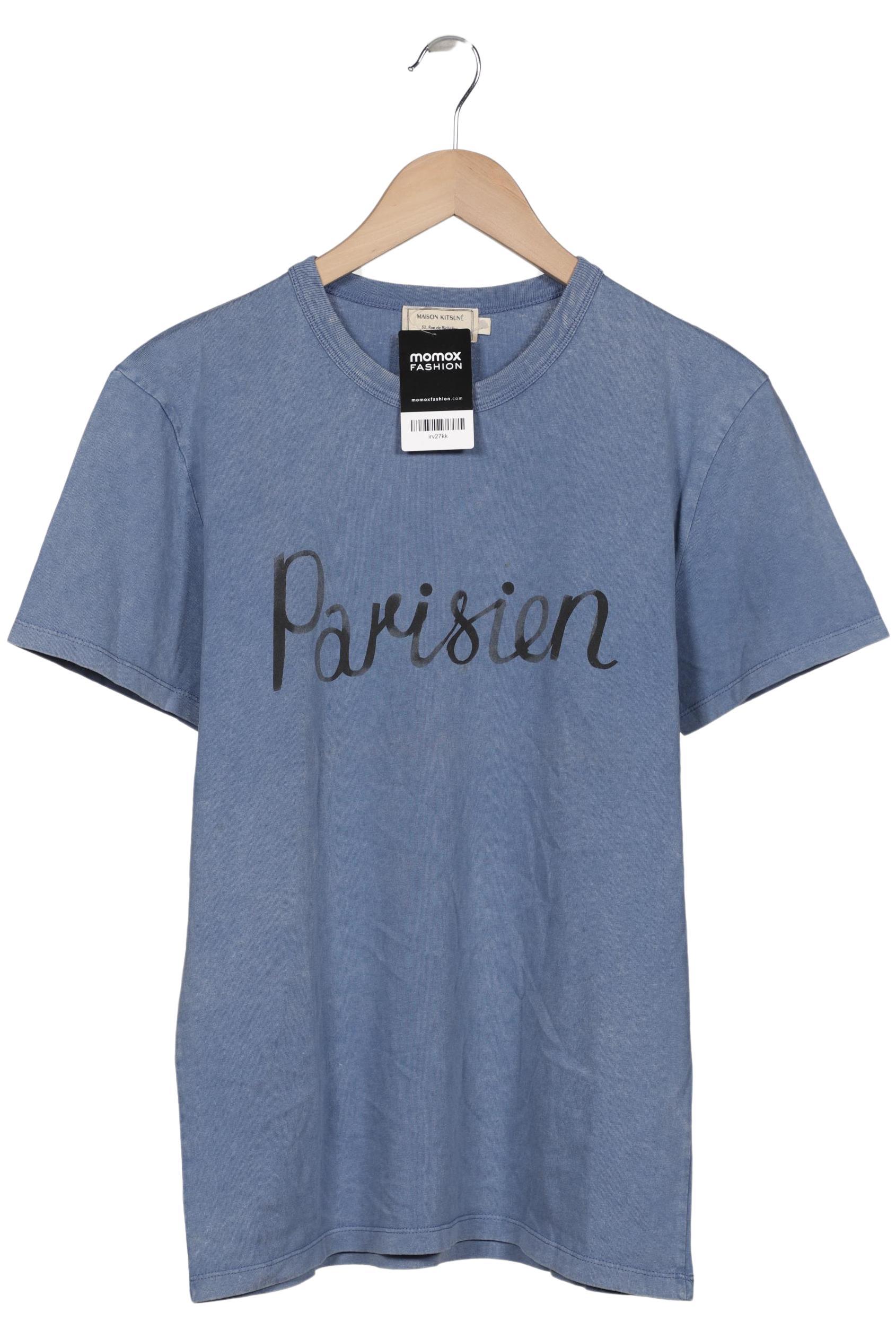 Maison Kitsune Herren T-Shirt, blau, Gr. 46 von Maison Kitsune