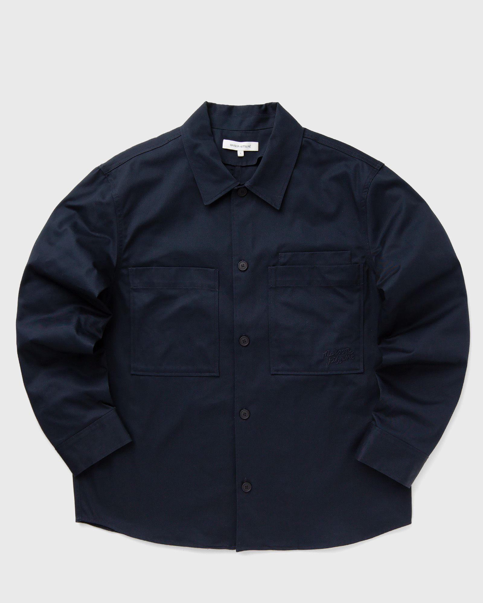 Maison Kitsune OVERSHIRT men Overshirts blue in Größe:M von Maison Kitsune