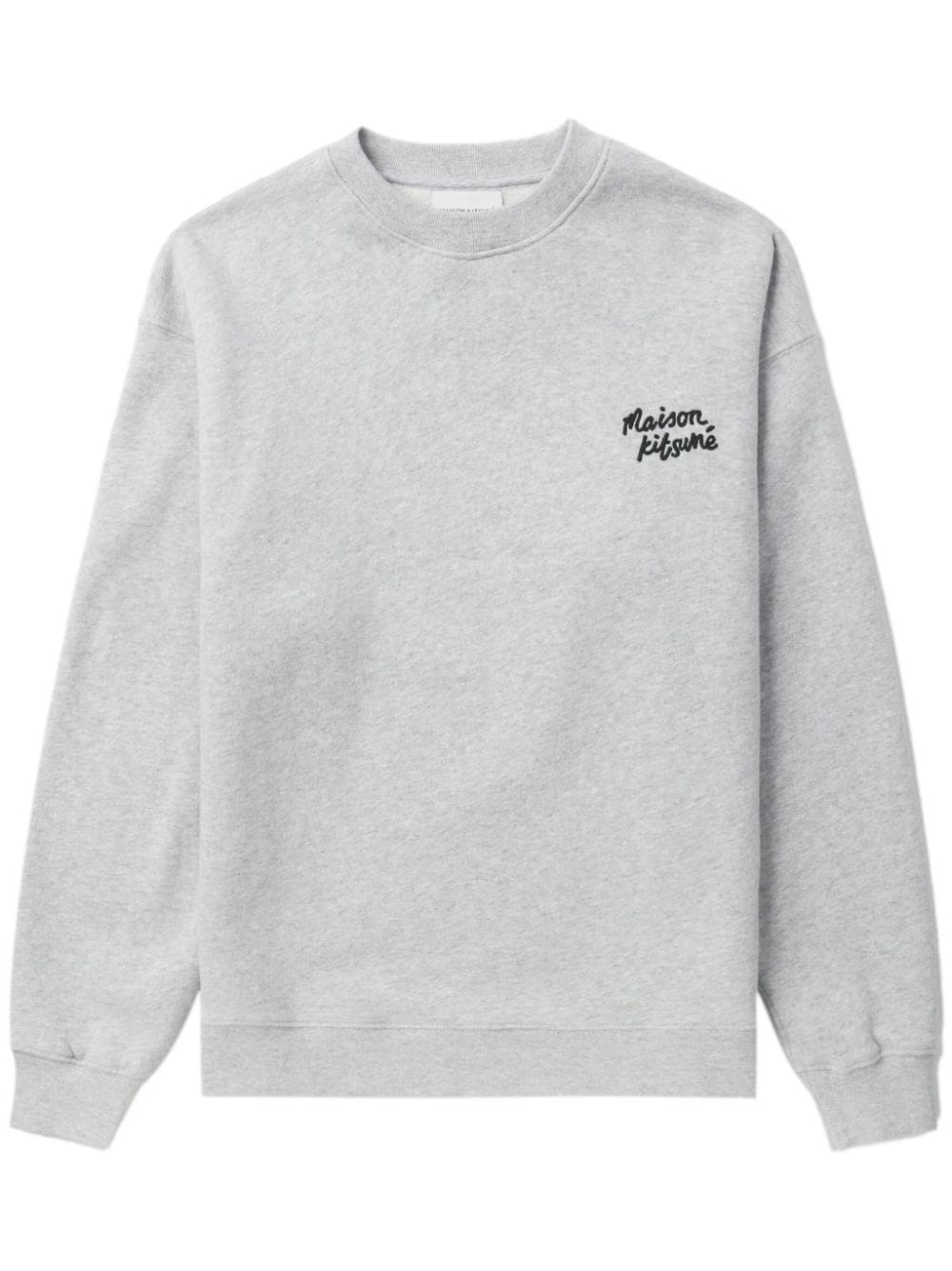 Maison Kitsuné Sweatshirt mit Logo-Stickerei - Grau von Maison Kitsuné