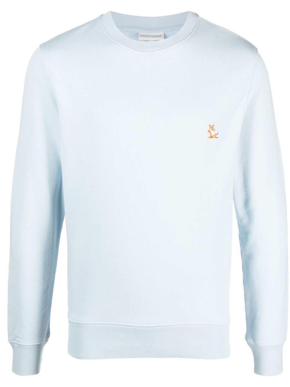 Maison Kitsuné Sweatshirt mit Fuchs-Applikation - Blau von Maison Kitsuné