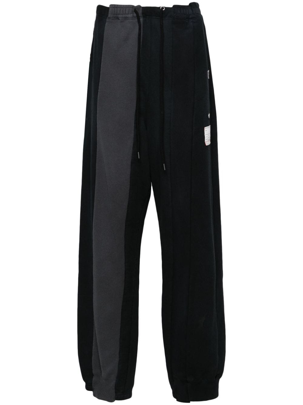 Maison MIHARA YASUHIRO Halbhohe Vertical Switching Jogginghose - Schwarz von Maison MIHARA YASUHIRO