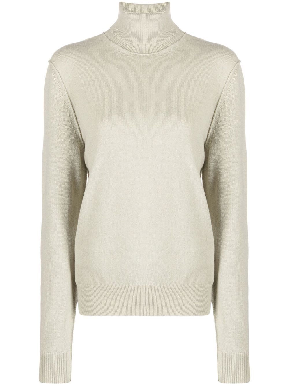 Maison Margiela Kaschmirpullover mit Rollkragen - Grün von Maison Margiela