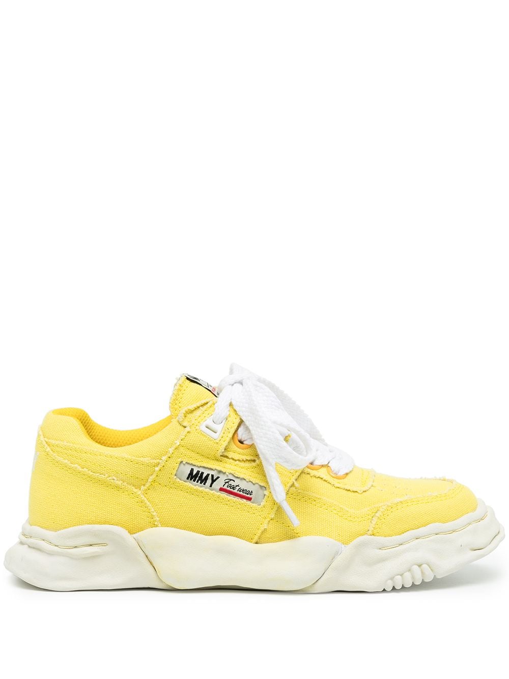 Maison MIHARA YASUHIRO Sneakers mit Logo-Patch - Gelb von Maison MIHARA YASUHIRO