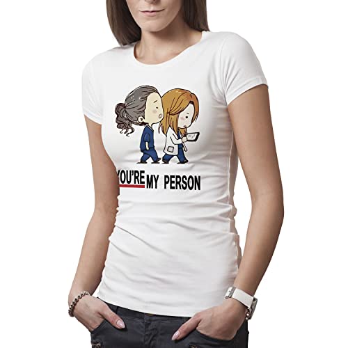 Greys Anatomy You Are My Person Damen Weißes T-Shirt Size M von Makdi