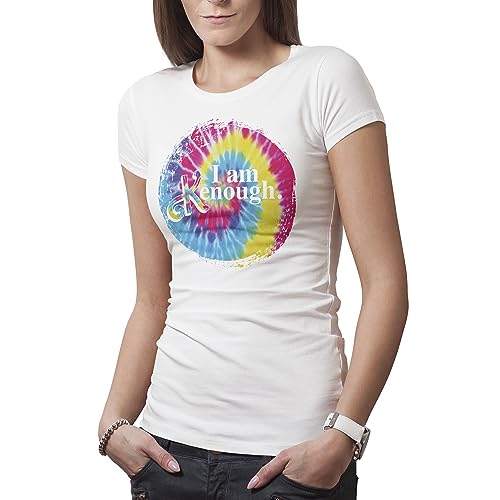 I am Kenough Damen Weißes T-Shirt Size M von Makdi