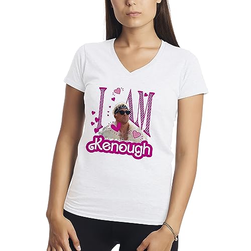 I am Kenough New Trending by Ryan Damen Weißes T-Shirt Size XXL von Makdi