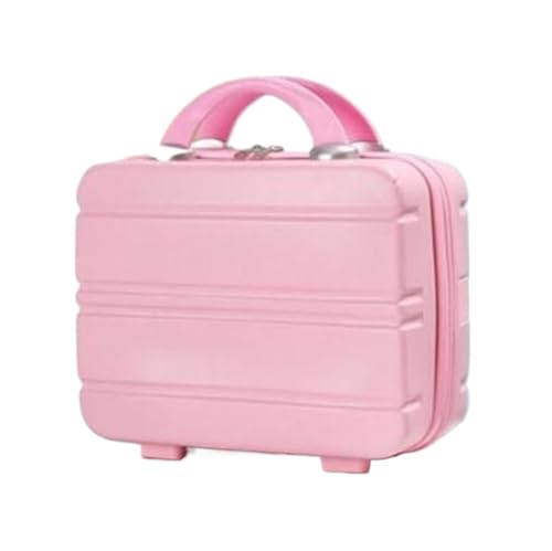 Gelber, wasserdichter, explosionsgeschützter Damen-Reisekoffer, Damen-Make-up-Tasche, Größe: 30–15,5–23 cm (Color : Pink) von MalUan