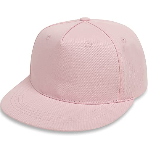 Malaxlx Rosa Baby Baseball Cap Kleinkinder Sonnenhut UV Schutz Sommerhut Verstellbar Kinder Snapback Cap Baseballkappe Schirmmütze für 2-4 Jahren Mädchen Jungen von Malaxlx