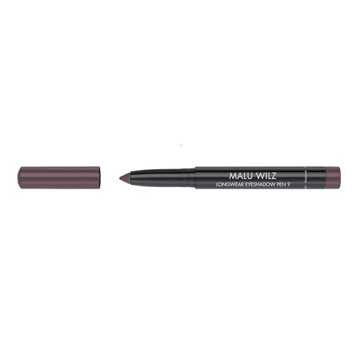 Malu Wilz Longwear Eyeshadow Pen Nr.9 Brown Lilac Mistery - Wasserfester Lidschatten Stift mit schimmerndem Finish, Hochpigmentiert, cremig-zarte Textur von Malu Wilz