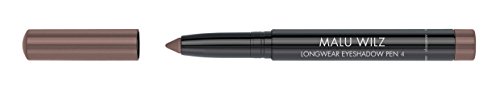 Malu Wilz Longwear Eyeshadow Pen Nr.4 Shimmering Grey Fog - Wasserfester Lidschatten Stift mit schimmerndem Finish, Hochpigmentiert, cremig-zarte Textur von Malu Wilz